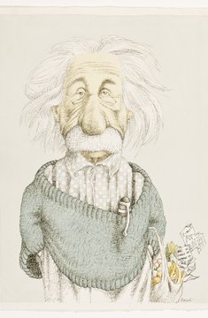 Tullio Pericoli: Albert Einstein, um 1987