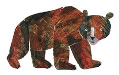 Eric Carle, Illustration für »Brauner Bär, wen siehst denn du?« von Bill Martin Jr.