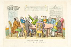 Unbekannter Künstler: Der Denker=Club. Auch eine neue deutsche Gesellschaft, 1819/1820