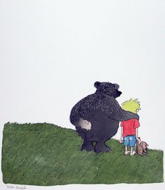 Bär und Junge Kriegel