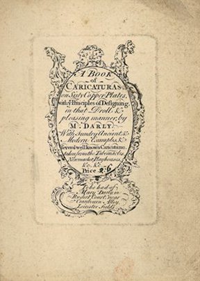Mary Darly, A Book of Caricaturas, 1762