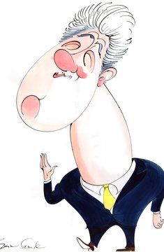 Gerald Scarfe: Clinton