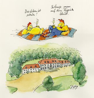 Cartoon »Das Leben ist schön!«, 2022