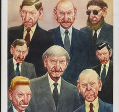 Manfred Deix (1949–2016): Waldheim-Verkleidungen, o. J.