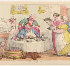 Thomas Rowlandson: Der Vielfraß (1813)