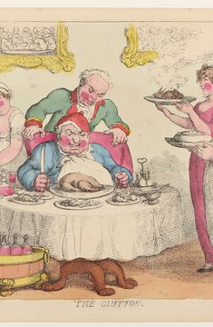 Thomas Rowlandson: Der Vielfraß (1813)