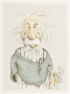 Tullio Pericoli: Albert Einstein, um 1987