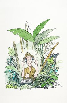 Erwin mit der Tröte