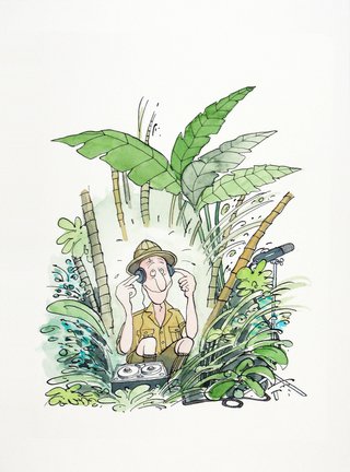 Erwin mit der Tröte