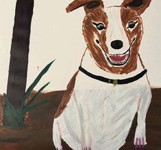 Hund Acryl