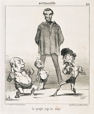 Honoré Daumier, Das Volk beurteilt die Schläge
