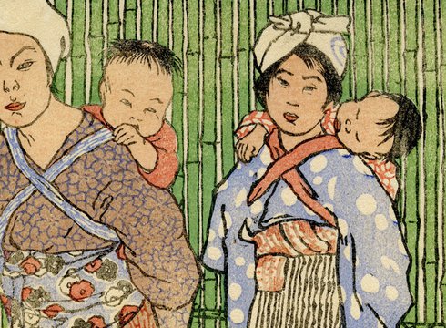 Emil Orlik: Japanische Kinder, 1901
