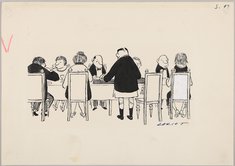 Loriot (d. i. Vicco v. Bülow): Ein Fleck auf der Hose ist kein Beinbruch ..., um 1965