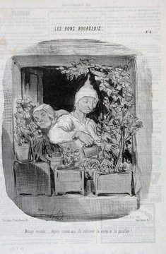 Honoré Daumier: Ménage modèle