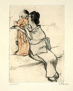 Emil Orlik: Mutter und Kind, 1901
