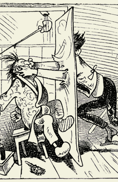 Die feindlichen Nachbarn, oder: Die Folgen der Musik, 1866