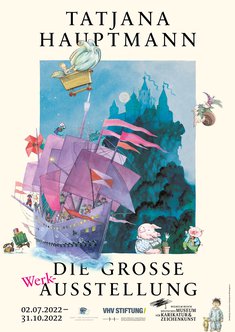 Plakat zur Ausstellung Hauptmann