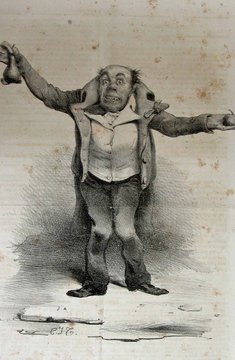 Charles-Joseph Traviès des Villers: Le diable emporte les fruits!!, 1833