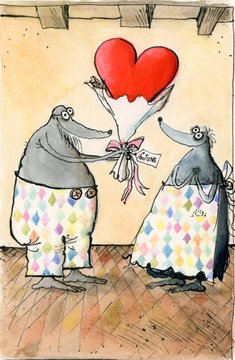 Ronald Searle: Mrs Mole, 1974