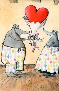 Ronald Searle: Mrs Mole, 1974