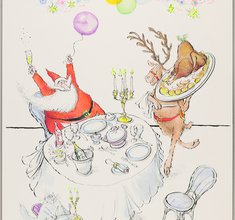 Ronald Searle: Festessen, 2003