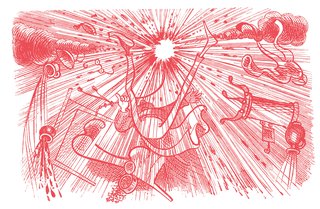 Wilhelm Busch, Max und Moritz, Vierter Streich, Blatt 5, 2. Bild,1863