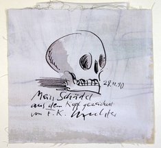 F. K. Waechter, Mein Schädel ..., 1990 (c) F. K. Waechter Erbengemeinschaft