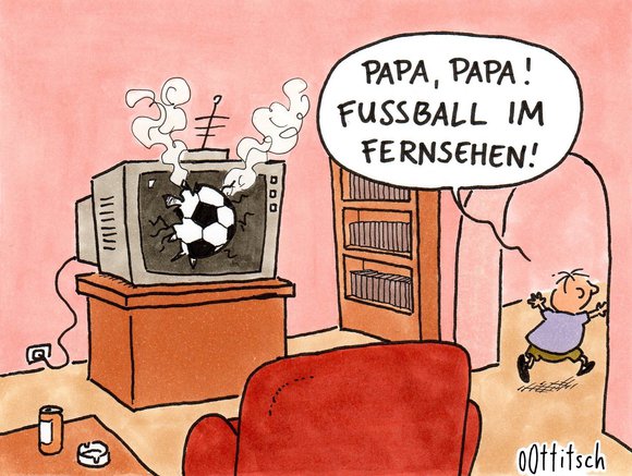 (c) Oliver Ottitisch: Fußball im Fernsehen, o.J.