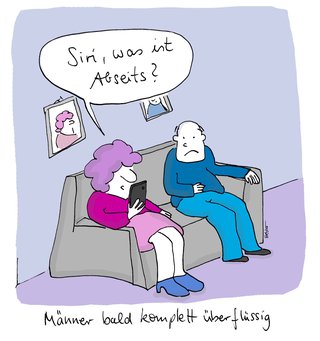 (c) Ruth Hebler: Männer bald komplett überflüssig, o.J.